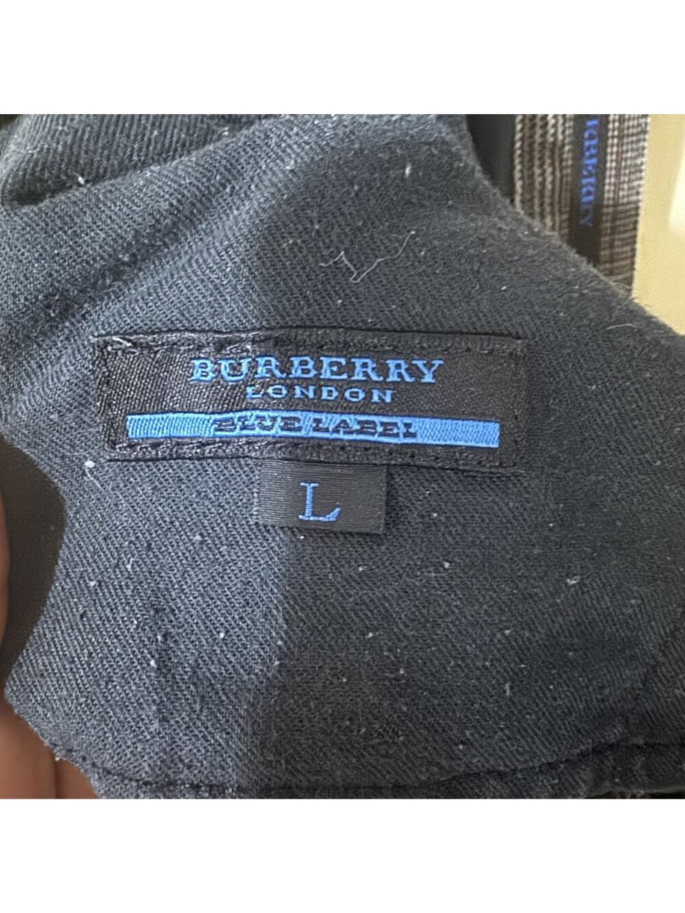 Burberry Blue Label Japan Plaid Straight Leg Womens Pants Women Size L - Picture 10 of 14